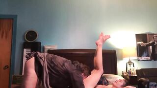 Teen college couple has rough sex in bedroom