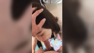 Sexy Chinese girl giving head