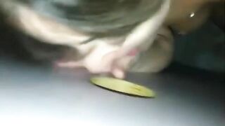 Wife at real gloryhole for fun