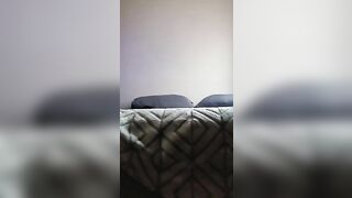 White girl rocks her black boyfriend cock on bed