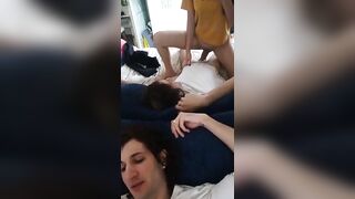 Asian teen enjoying hard sex