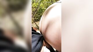 Sexy wife getting fucked in the woods