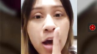 Kinky Asian girl finger dipping squirt